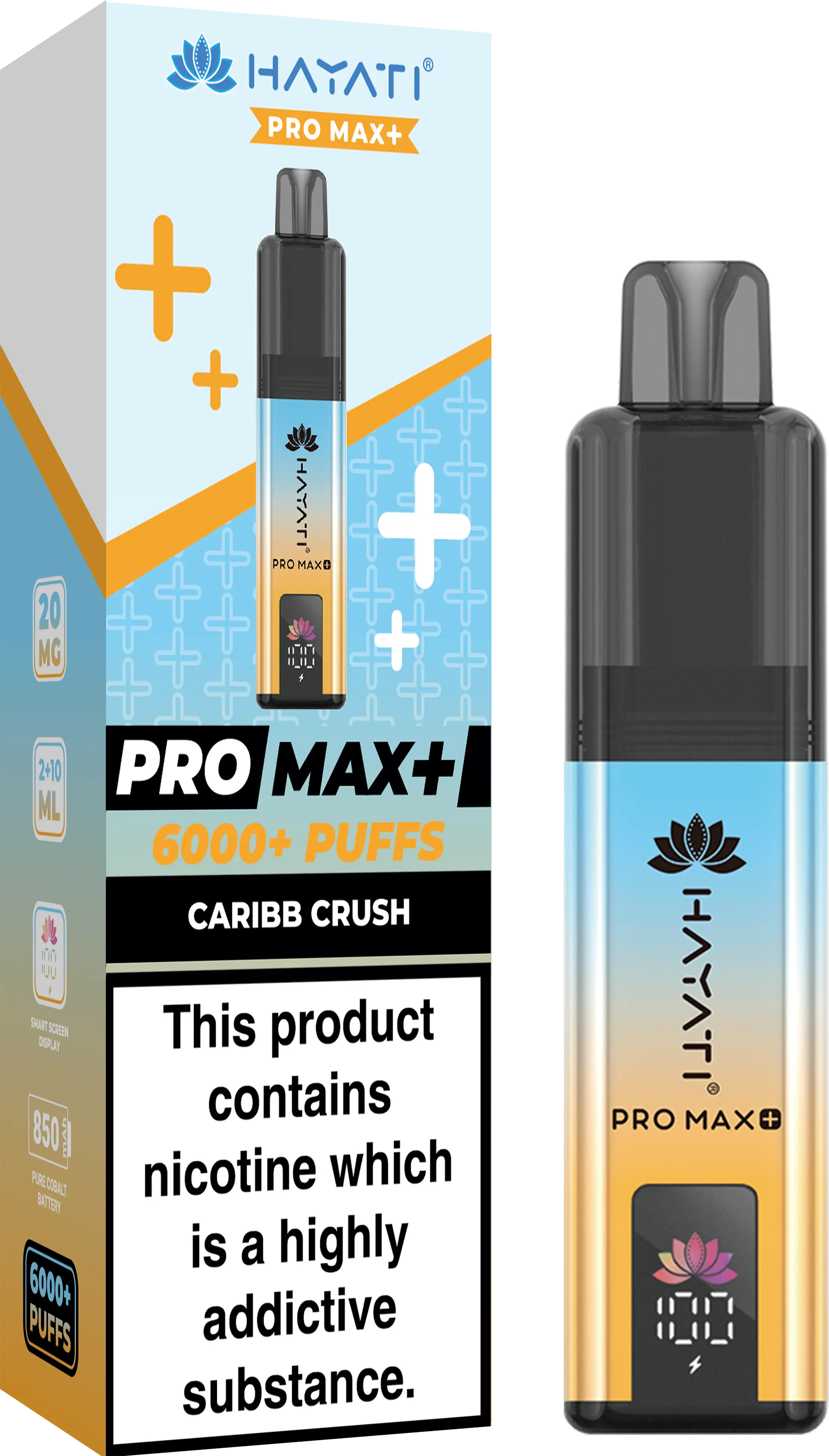 Hayati Pro Max 6000 Puffs Disposable Vape Pack of 10 - Vape wholesale supplies